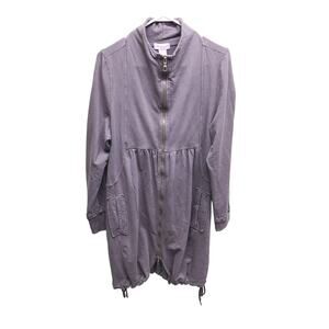 Lagenlook Wearables Anorak Full Zip Jacket Front Pockets Size XL